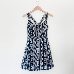 RACHEL Rachel Roy Geometric Sleeveless Mini Dress size 8 EUC